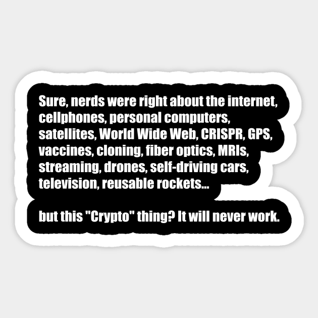 Nerds Know Dark Sticker by Destro